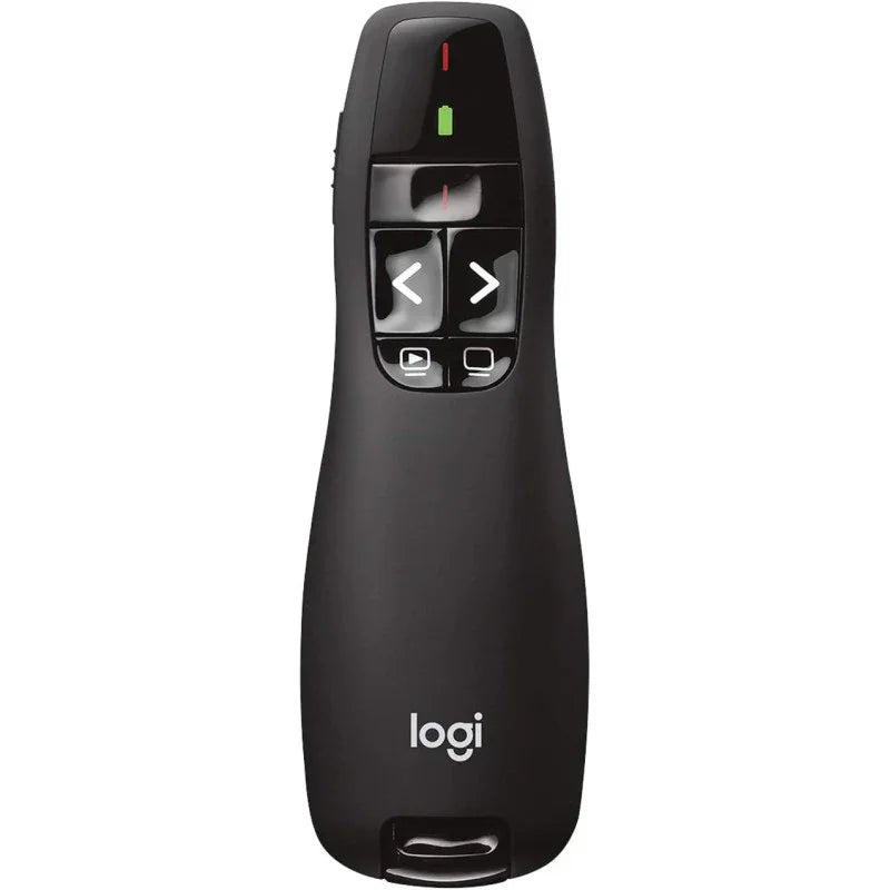 Logitech Wireless Presenter R400, Wireless Presentation Remote Clicker With Laser Pointer, Black, 1.9&Quot; X 6.2&Quot; X 8&Quot; - eBuy UAE